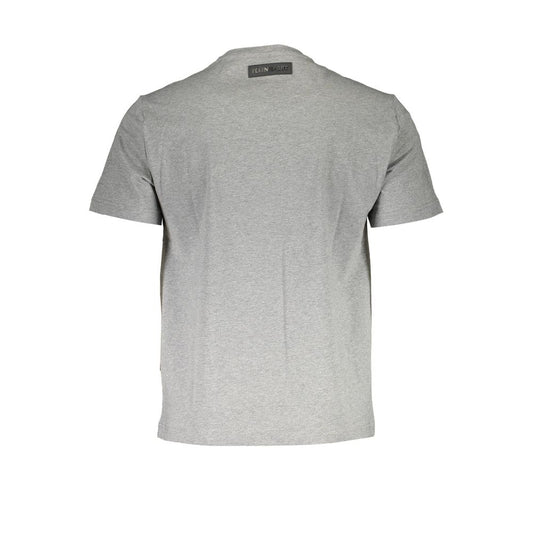 Plein Sport Braunes Baumwoll-T-Shirt für Herren