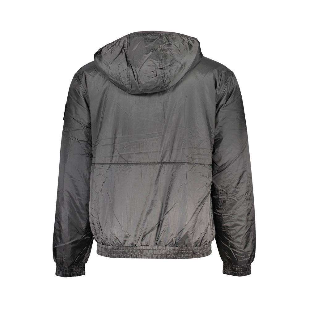 Calvin Klein – Schwarze Herrenjacke aus recyceltem Polyester