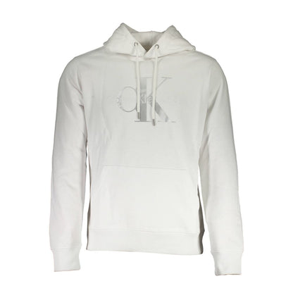 Calvin Klein – Weißer Baumwollpullover für Herren