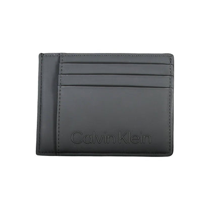 Calvin Klein Herren-Geldbörse aus Polyester, Schwarz