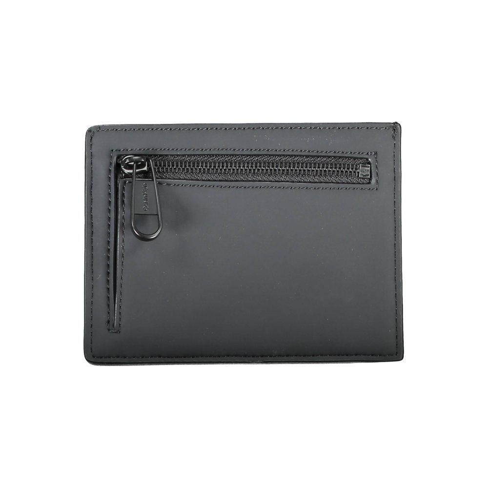 Calvin Klein Herren-Geldbörse aus Polyester, Schwarz