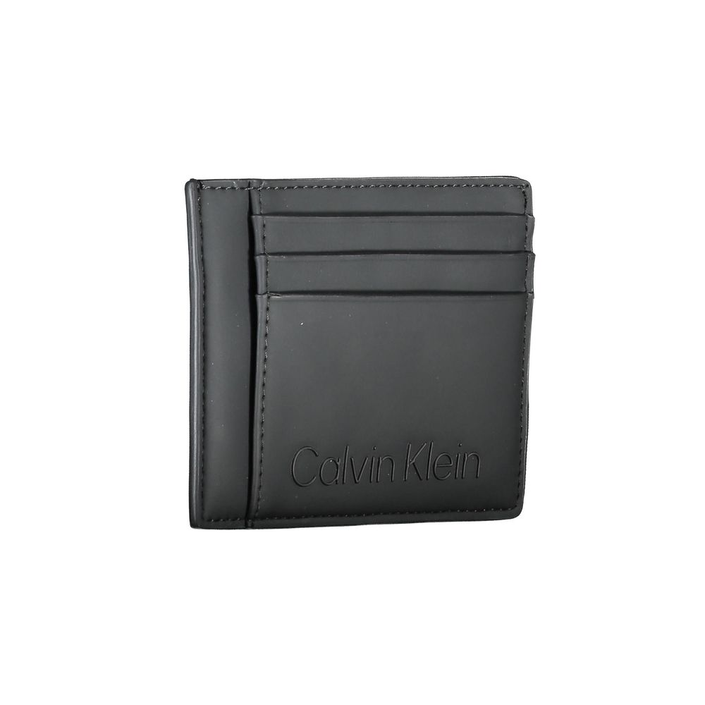 Calvin Klein Herren-Geldbörse aus Polyester, Schwarz