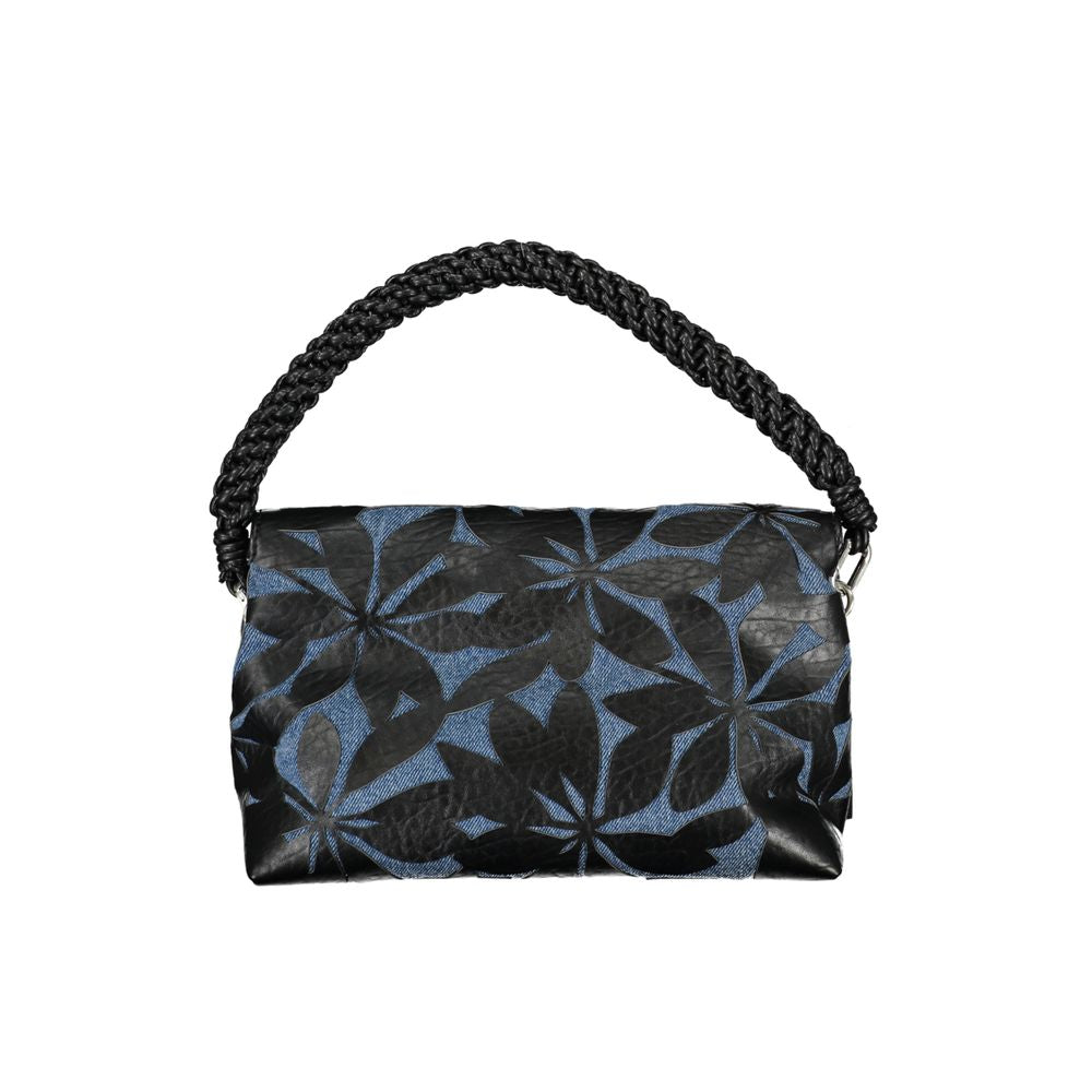 Desigual Schwarze Polyethylen-Handtasche