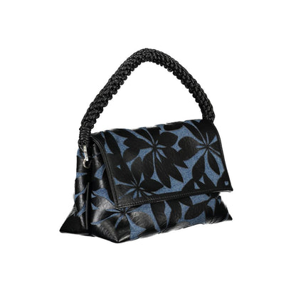 Desigual Schwarze Polyethylen-Handtasche