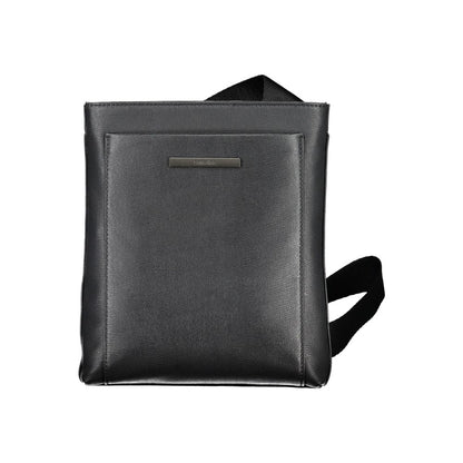 Calvin Klein – Umweltfreundliche, schwarze Umhängetasche mit Logo