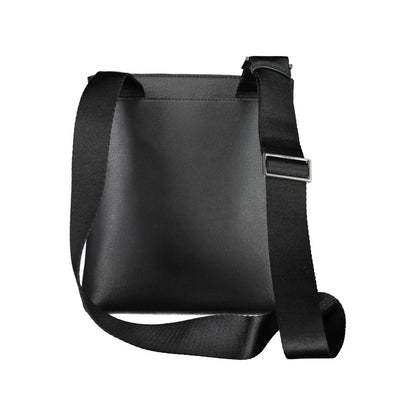 Calvin Klein – Umweltfreundliche, schwarze Umhängetasche mit Logo