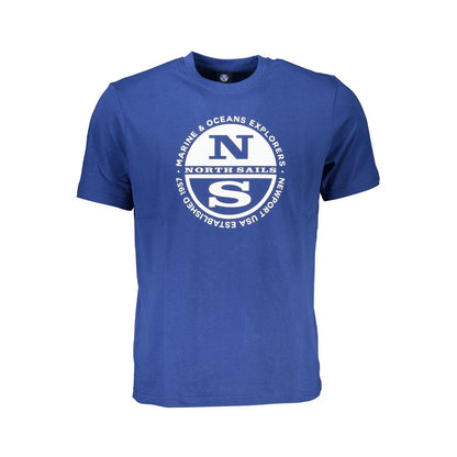 Blaues Baumwoll-T-Shirt von North Sails