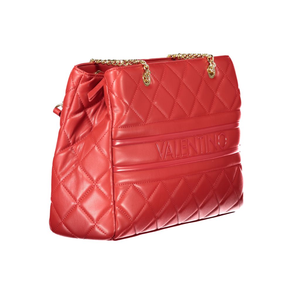 Mario Valentino Red Polyethylene Women Handbag