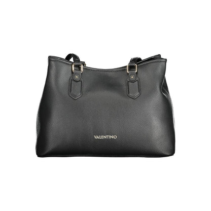 Mario Valentino Schwarze Polyethylen-Damenhandtasche