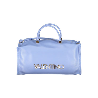 Mario Valentino Hellblaue Polyethylen-Damenhandtasche