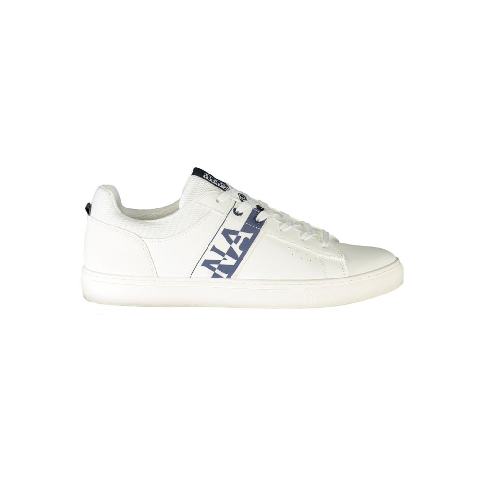 Napapijri White Leather Men Sneaker