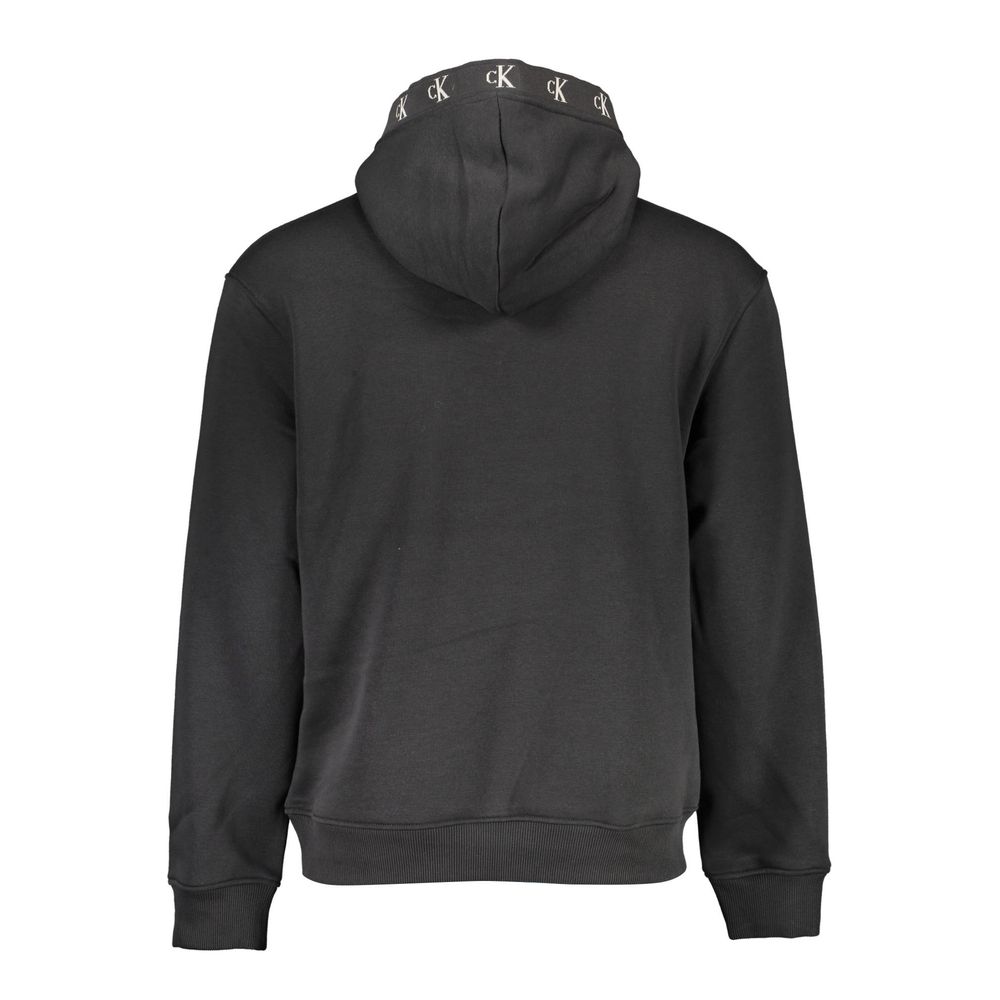 Calvin Klein Herrenpullover aus schwarzer Baumwolle