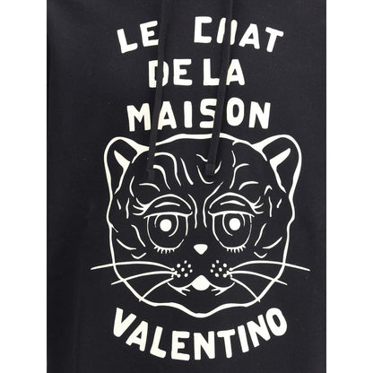 Valentino Schwarzes Baumwoll-Sweatshirt