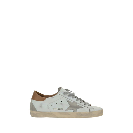 Golden Goose Superstar-Sneaker aus weißem Leder