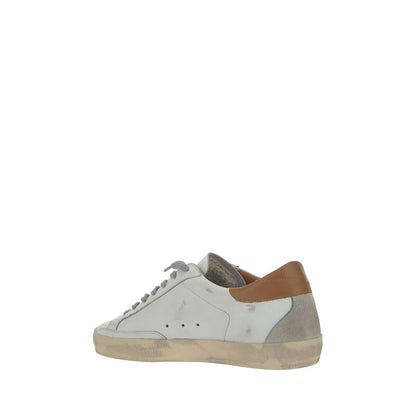 Golden Goose Superstar-Sneaker aus weißem Leder