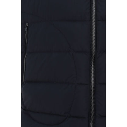 Herno Schwarze Ärmellose Jacke aus Polyamid