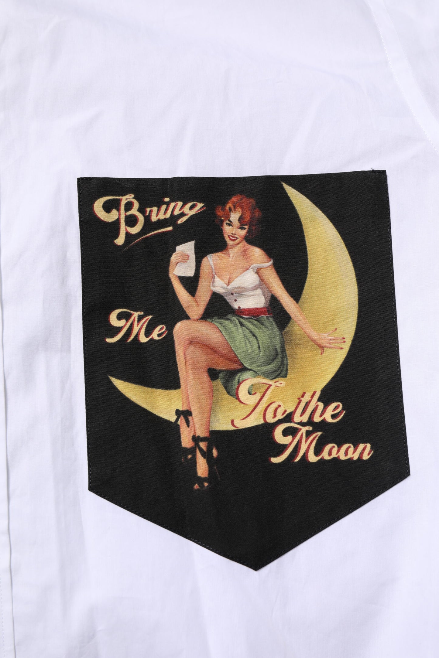 Dolce &amp; Gabbana – Weißes, langärmliges MARTINI-Hemd aus Baumwolle