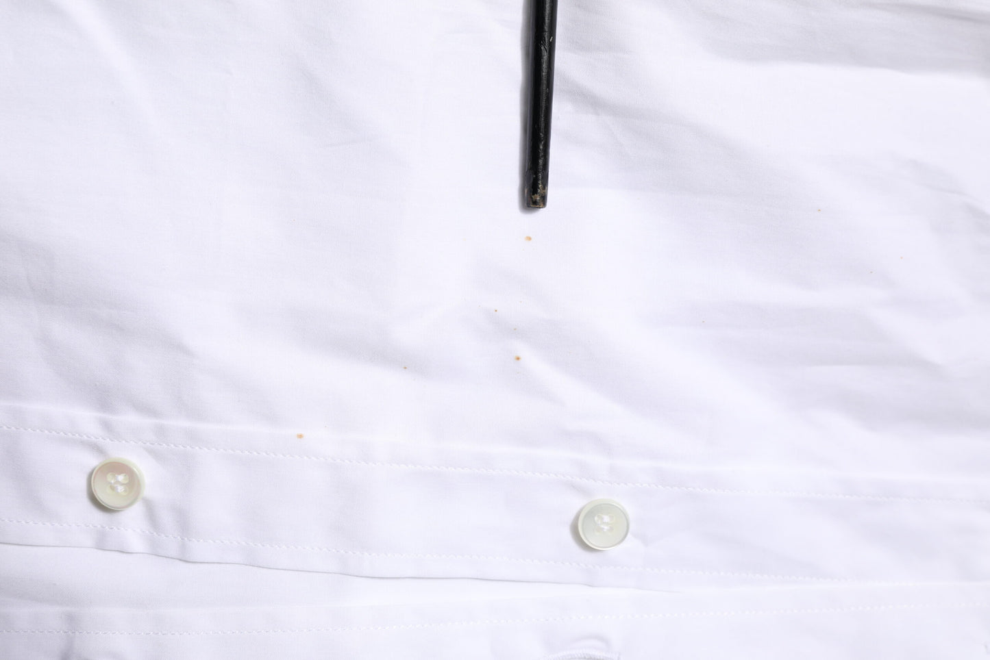 Dolce &amp; Gabbana – Weißes, langärmliges, formelles Hemd aus Baumwolle in GOLD