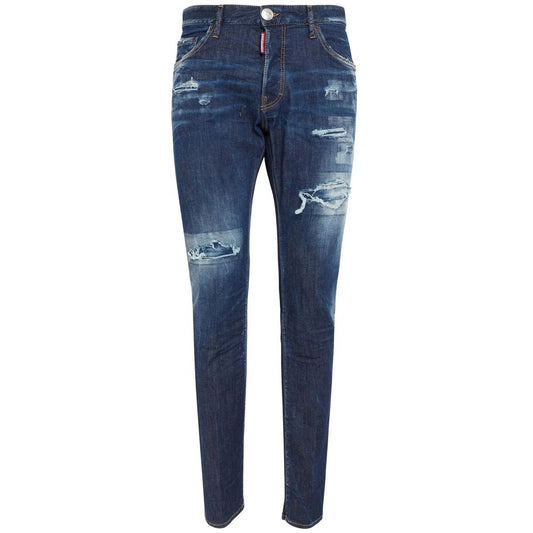Dsquared² Blaue Baumwolljeans für Herren