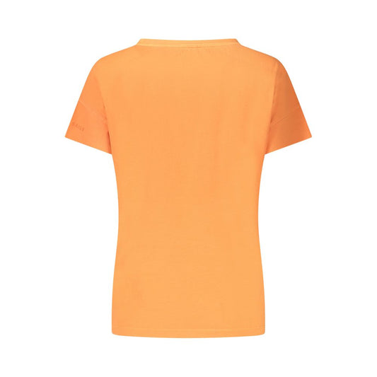 North Sails Orangefarbenes Baumwoll-T-Shirt für Damen