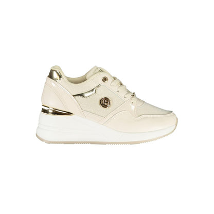 Laura Biagiotti Beige Synthetik Damen Sneaker