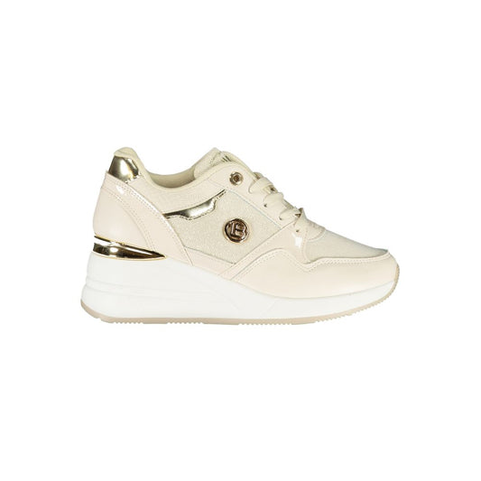 Laura Biagiotti Beige Synthetik Damen Sneaker