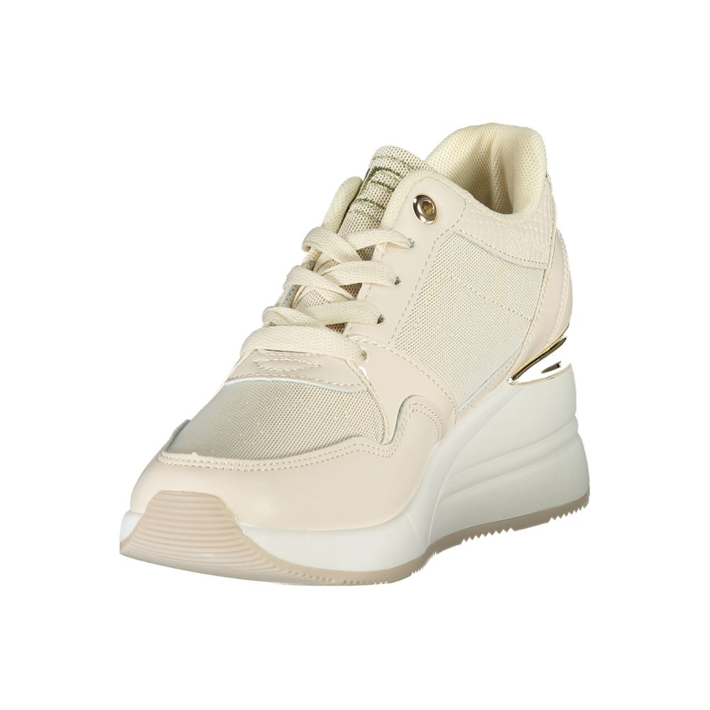 Laura Biagiotti Beige Synthetik Damen Sneaker