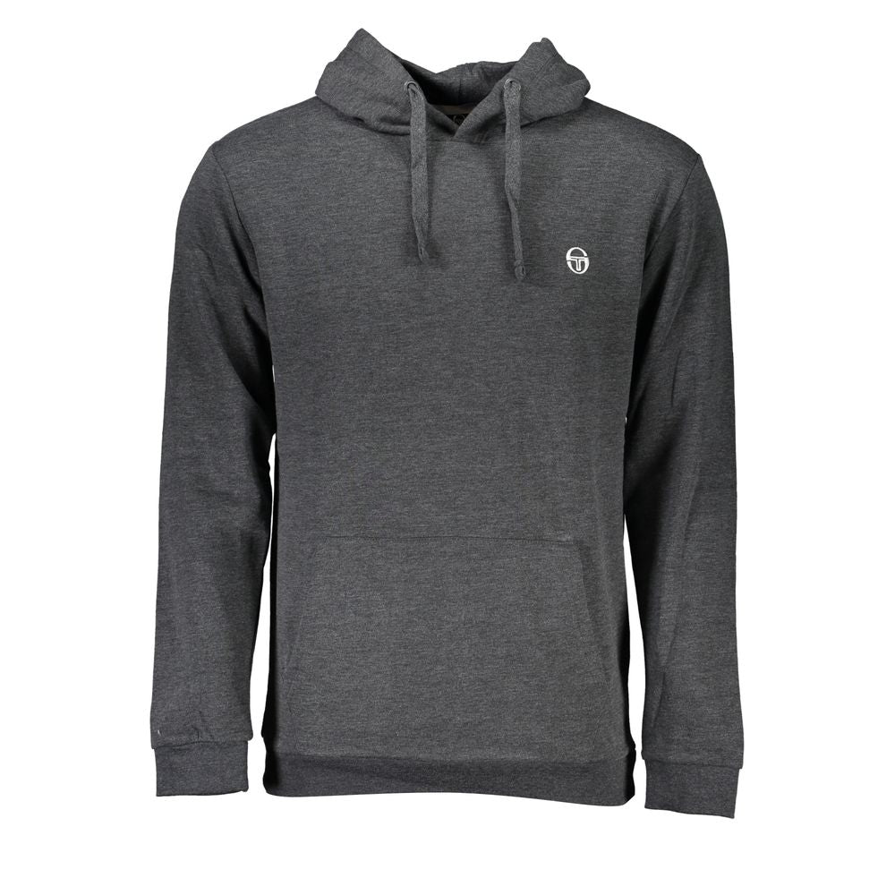 Sergio Tacchini Herrenpullover aus grauer Baumwolle