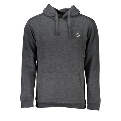 Sergio Tacchini Herrenpullover aus grauer Baumwolle