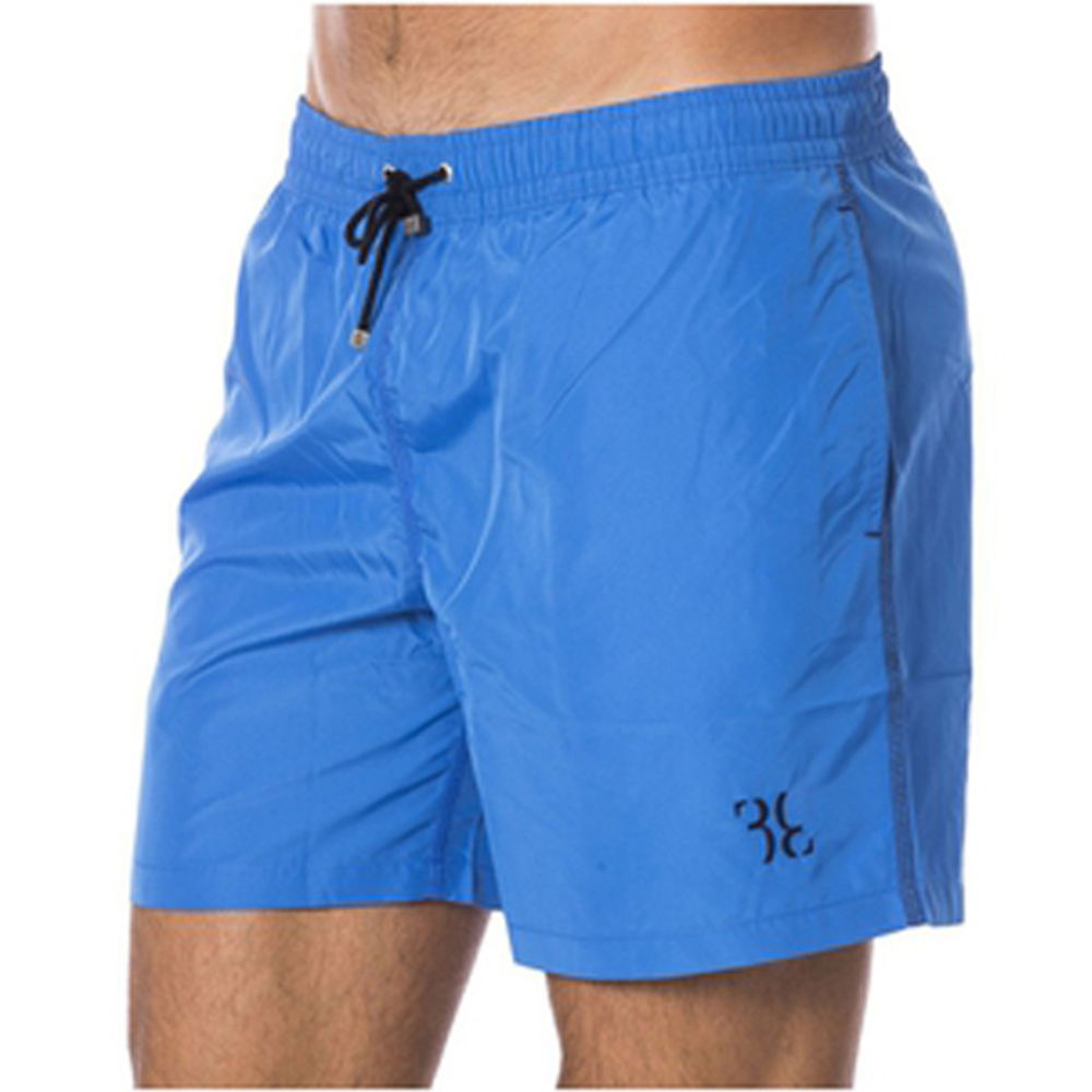 Billionaire Italian Couture Herren-Bademode-Boxershorts aus Polyester, Blau