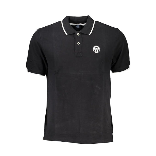 Schwarzes Poloshirt aus Baumwolle von North Sails