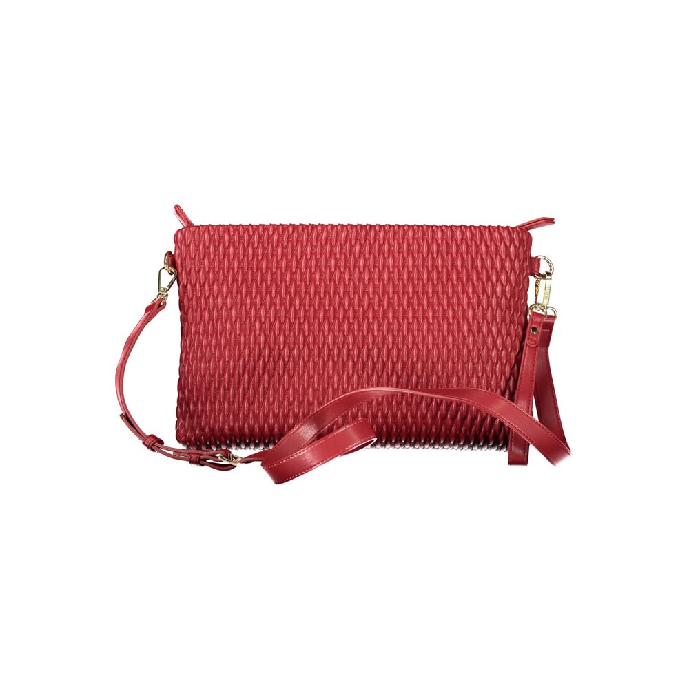 Mario Valentino Rote Polyethylen-Damenhandtasche