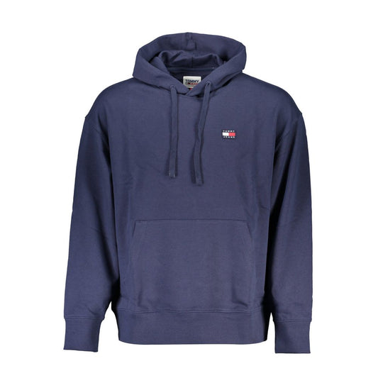 Tommy Hilfiger Blauer Herrenpullover aus Baumwolle mit Kapuze
