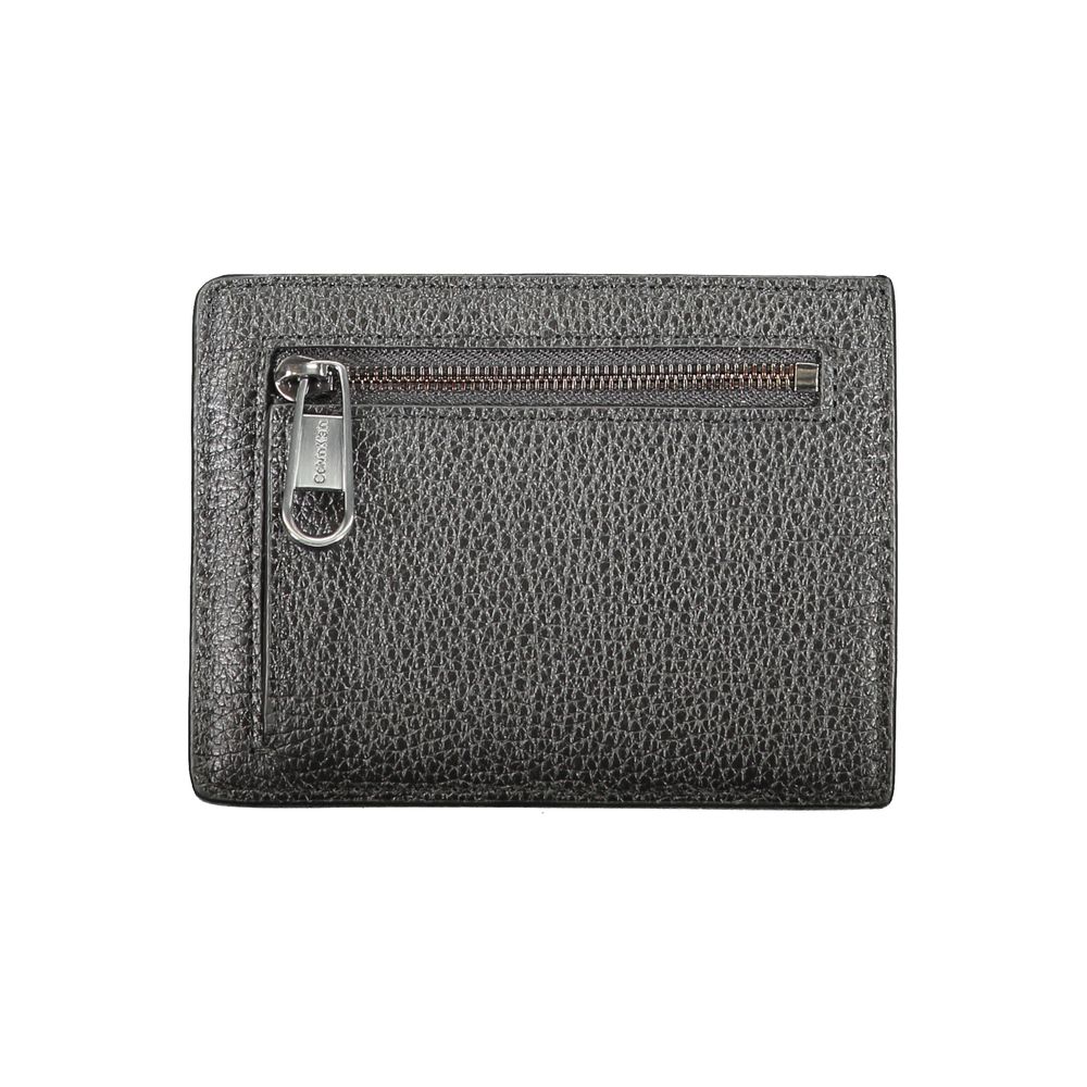 Calvin Klein Schwarze Lederbrieftasche