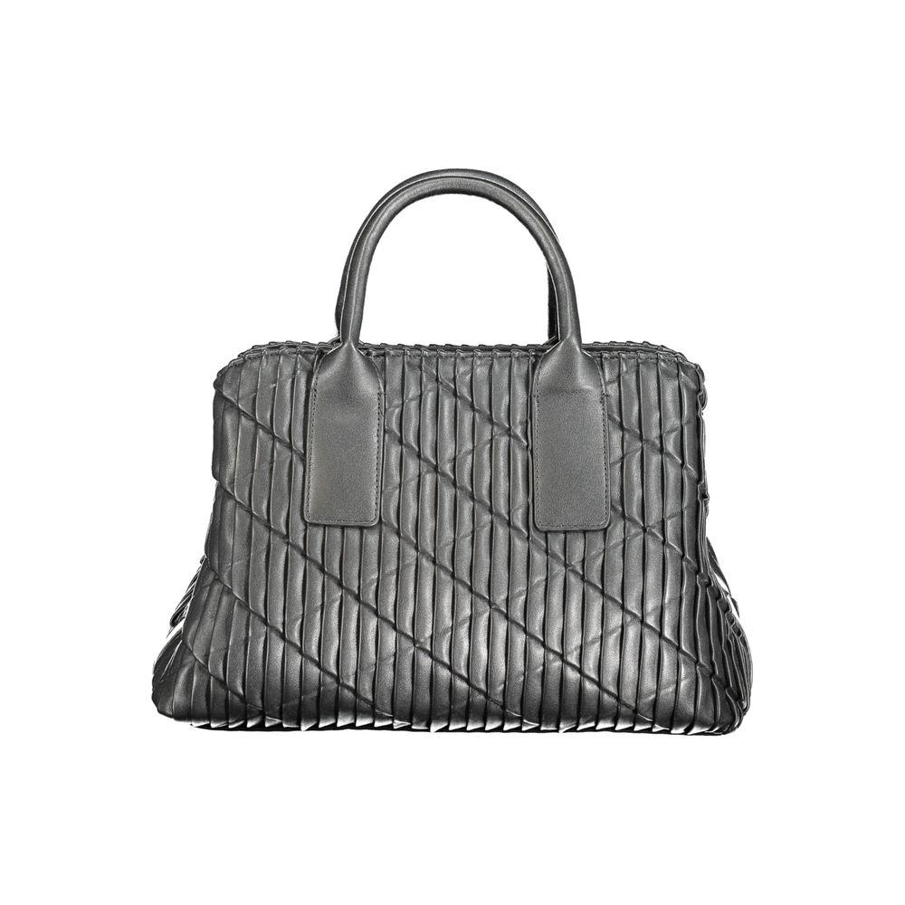 Mario Valentino Schwarze Polyethylen-Handtasche