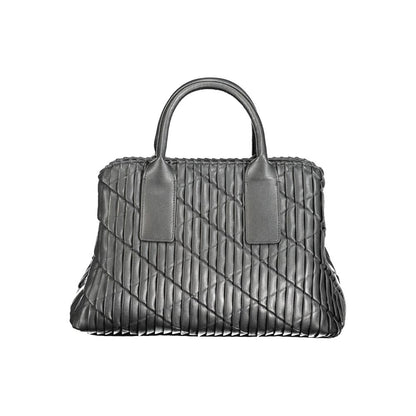 Mario Valentino Schwarze Polyethylen-Handtasche