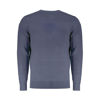 Norwegen 1963 Blauer Wollpullover für Herren