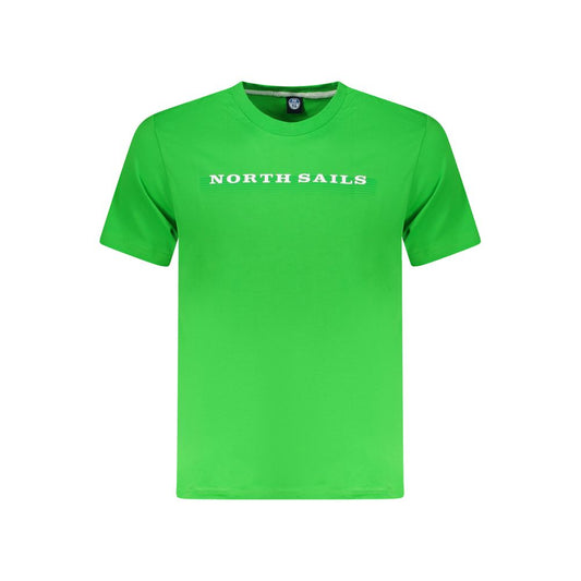 North Sails Herren-T-Shirt aus grüner Baumwolle