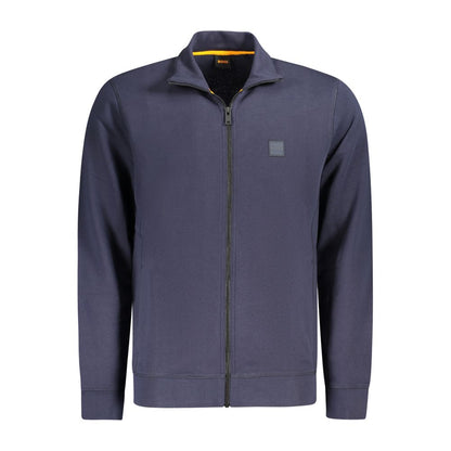 Hugo Boss Blue Cotton Sweatshirt
