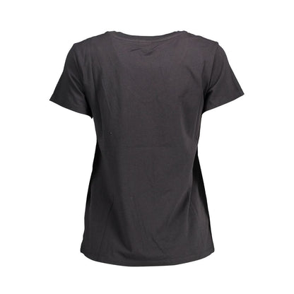Levi's Schwarzes Baumwoll-T-Shirt für Damen