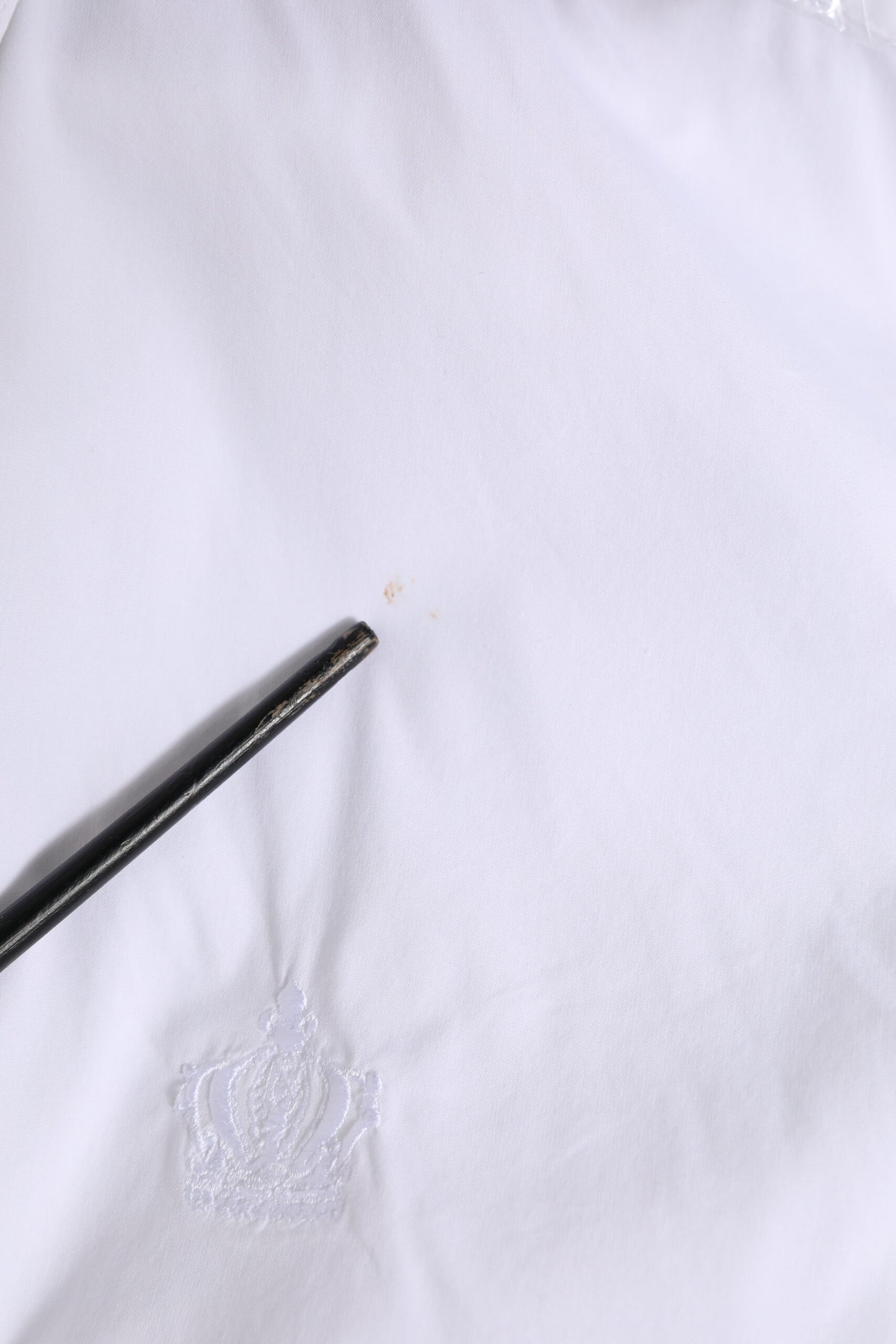 Dolce &amp; Gabbana Weißes GOLD Baumwollhemd für Herren