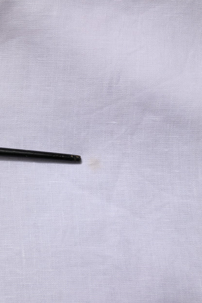 Dolce & Gabbana White Linen Long Sleeves Casual Men Shirt