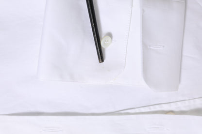 Dolce &amp; Gabbana Weißes GOLD Baumwollhemd für Herren