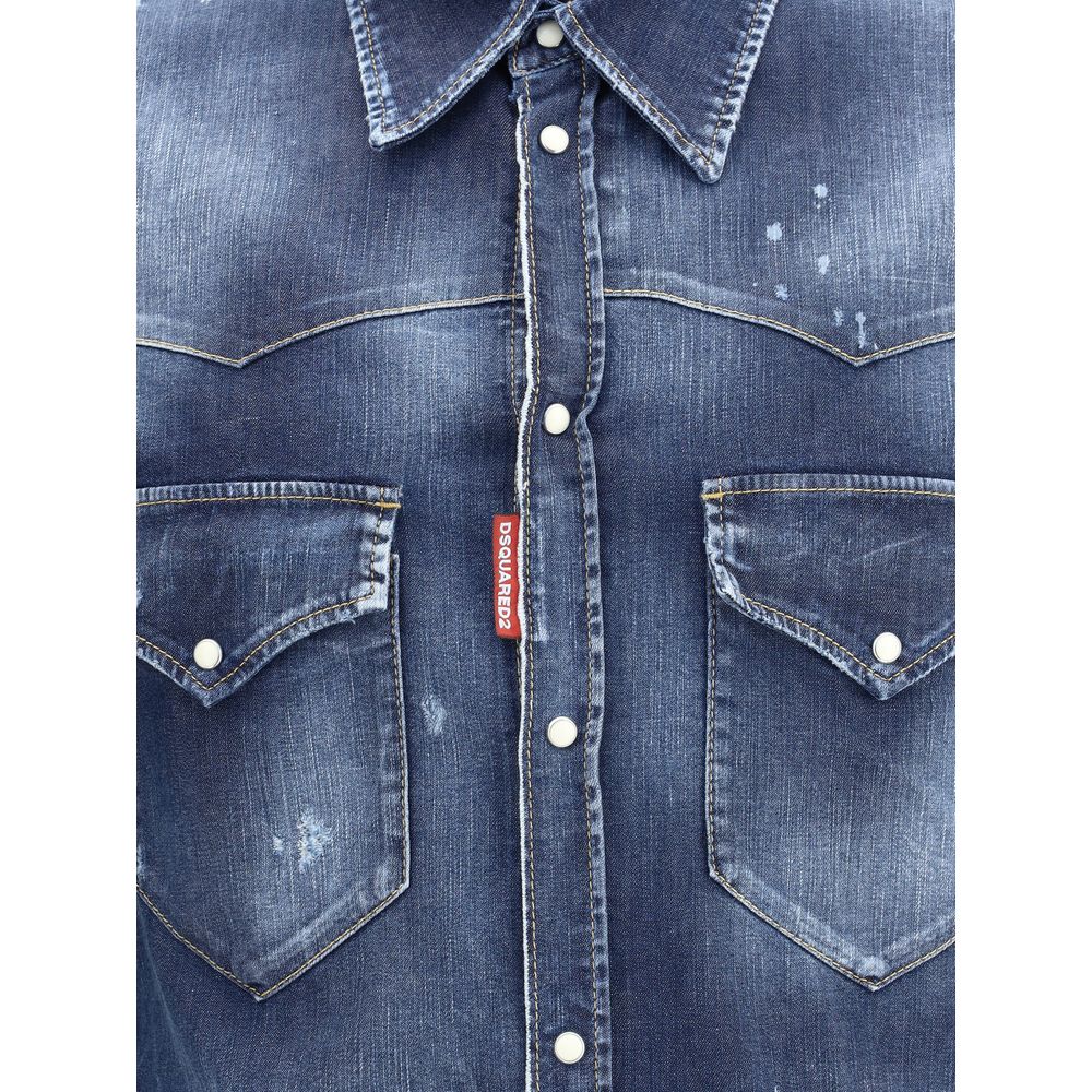 Dsquared² Jeanshemd in Blau