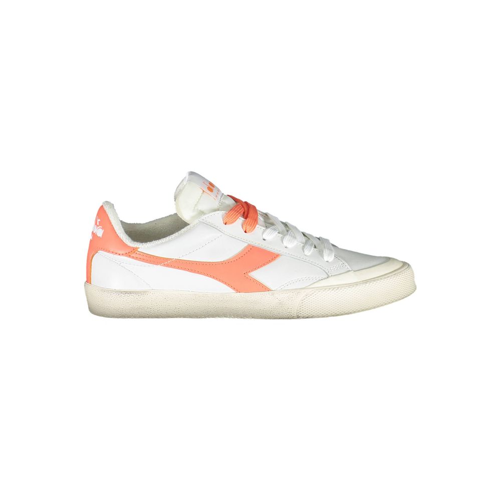 Diadora Damen-Sneaker aus weißem Leder
