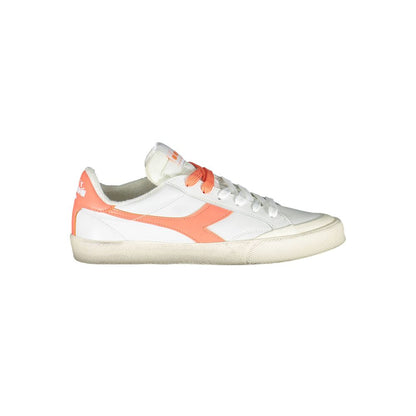Diadora Damen-Sneaker aus weißem Leder