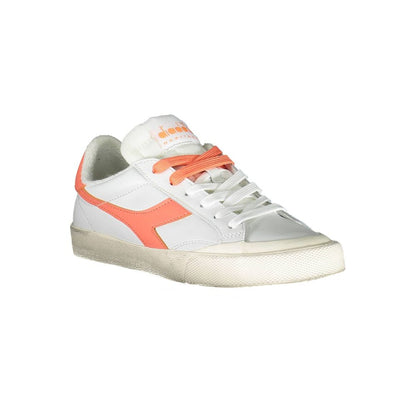 Diadora Damen-Sneaker aus weißem Leder