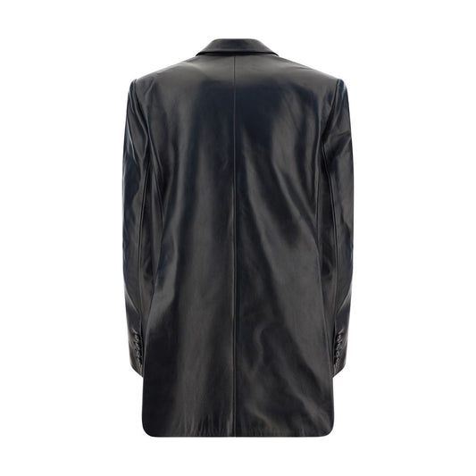 Magda Butrym Black Leather Jacket