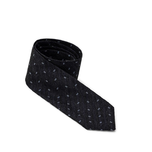 Jil Sander Gray Silk Tie