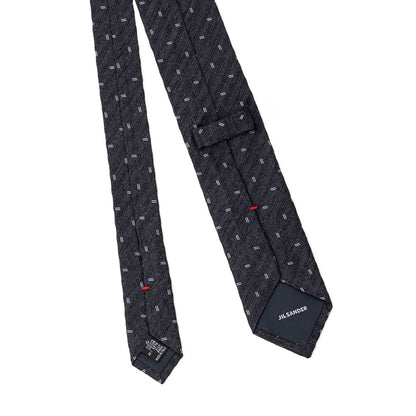 Jil Sander Gray Silk Tie